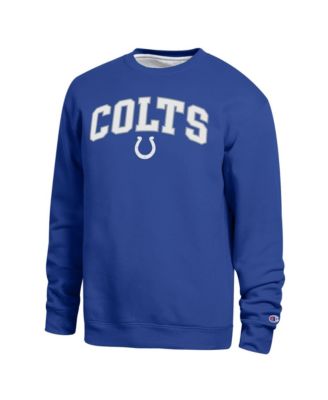 Men's  Royal Indianapolis Colts Contrast Lined Sweatshirt