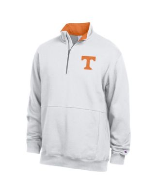 Men's  White Tennessee Volunteers Fleece Quarter-Zip Pullover