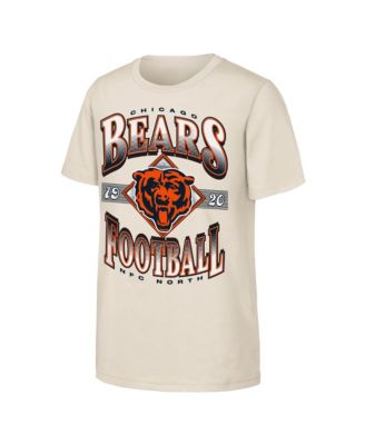 Big Boys and Girls  Natural Chicago Bears NFL Of Days Past T-Shirt