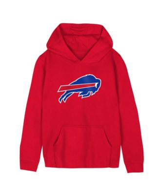 Preschool Red Buffalo Bills Primary Logo Fleece Hoodie