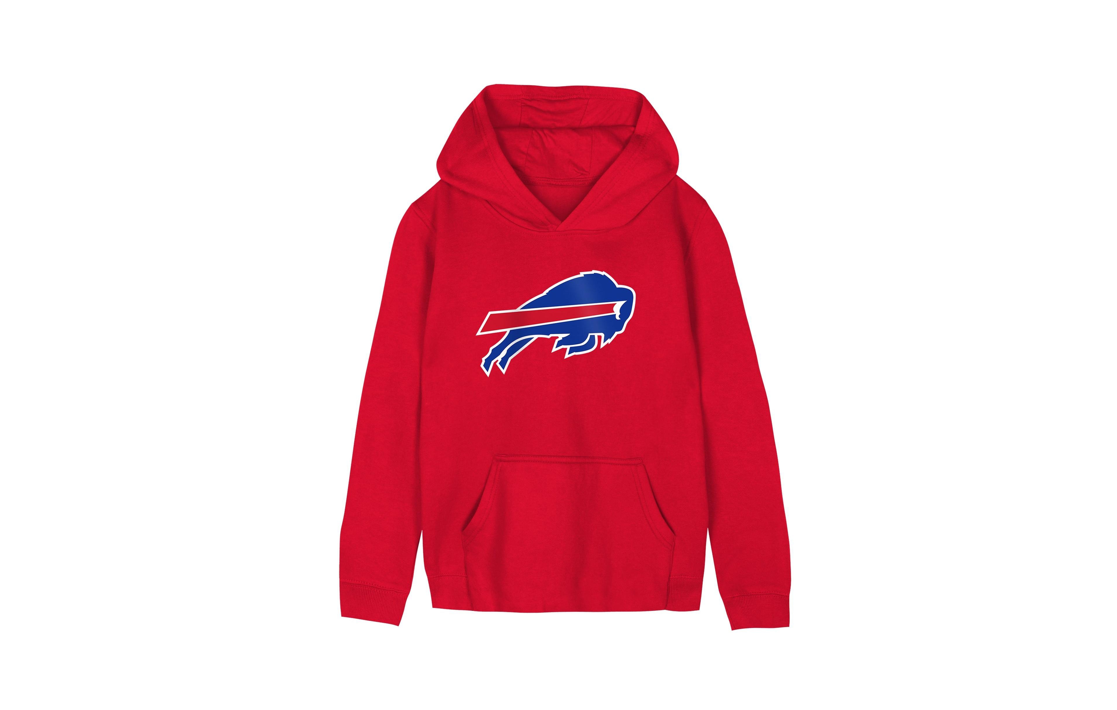 Outerstuff Boys' and Girls' 2T-5T Buffalo Bills Primary Logo Fleece Hoodie