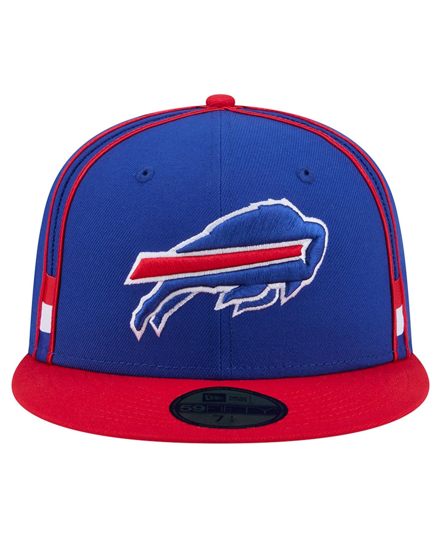 Мужская кепка New Era Blue Buffalo Bills Soutache 59FIFTY Fitted Hat — фото 2