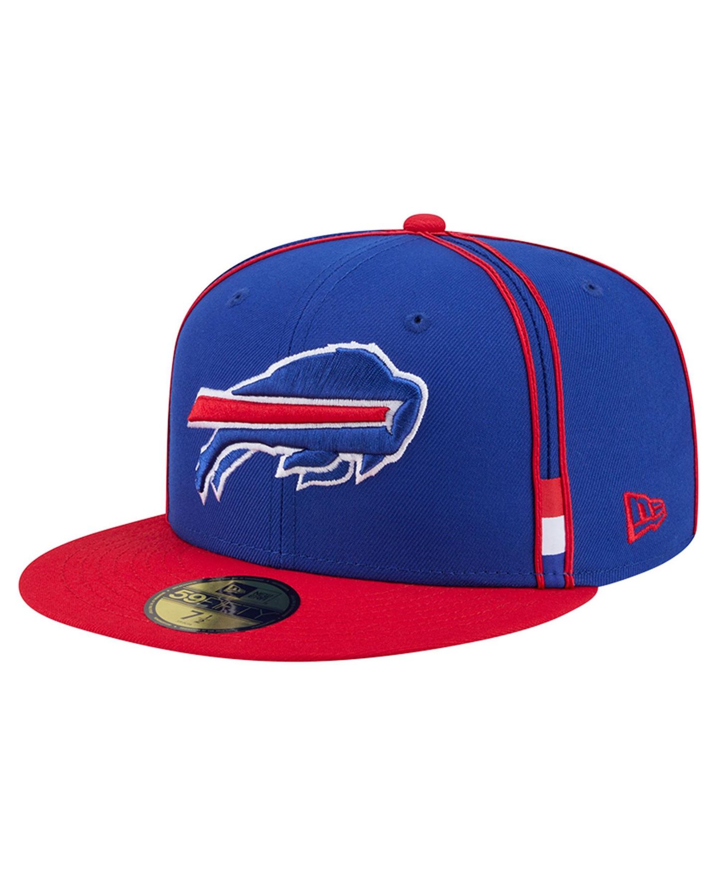 Мужская кепка New Era Blue Buffalo Bills Soutache 59FIFTY Fitted Hat — фото 1