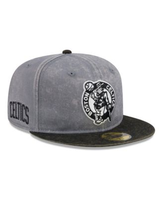 Men's Gray/Black Boston Celtics Washed 59FIFTY Fitted Hat
