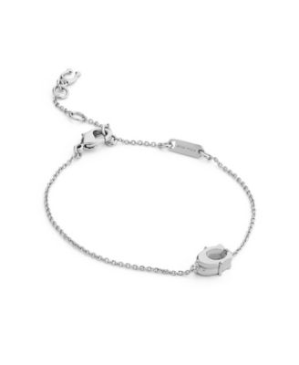 Women's Silver-Tone Adjustable Charm Bracelet