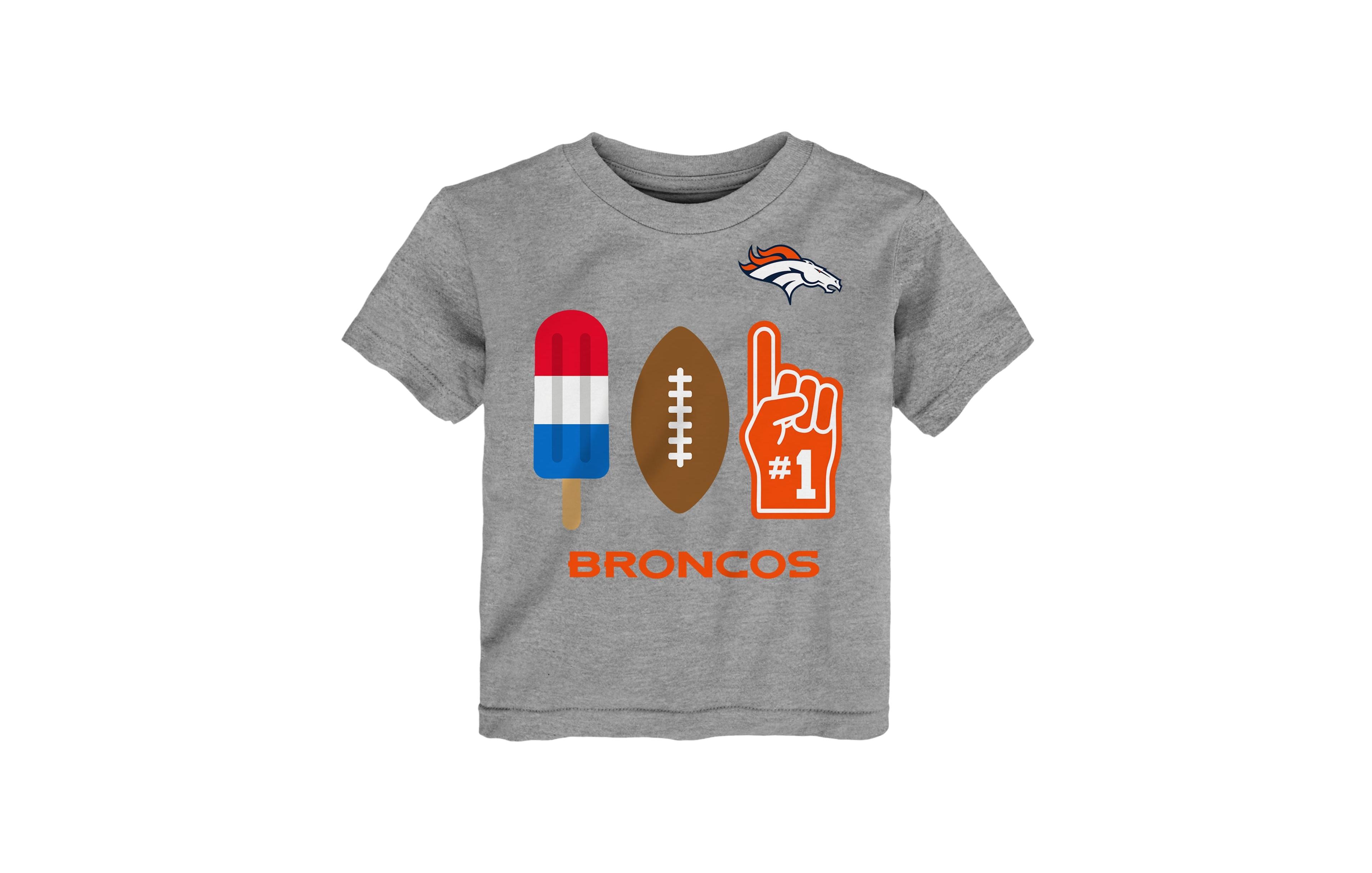 Nfl Boys' and Girls' 2T-5T Americana Pop Screen-Printed Graphics T-Shirt
