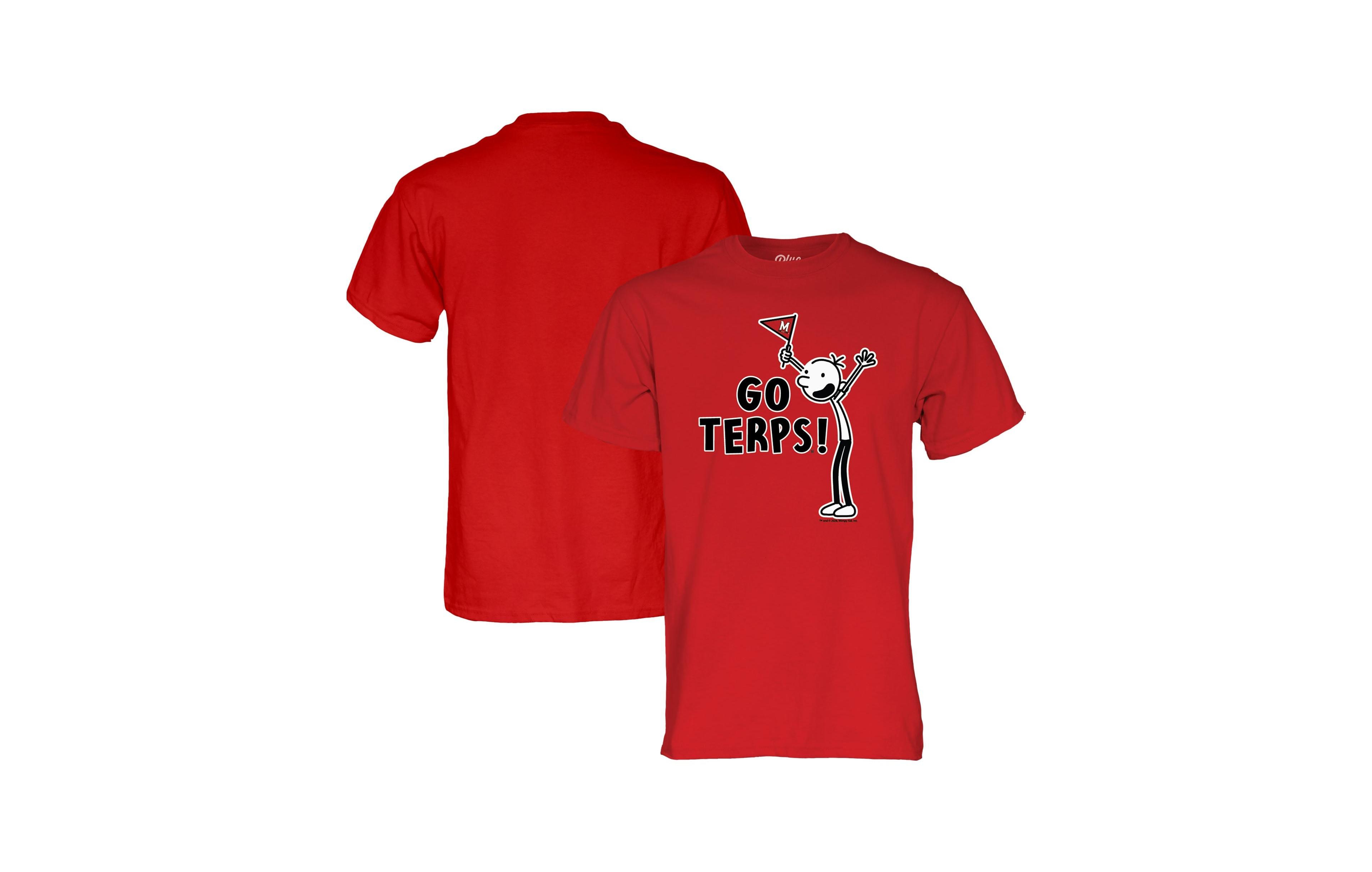 Blue 84 Men's and Women's Maryland Terrapins Go Terps Screen-Print Short-Sleeve T-Shirt