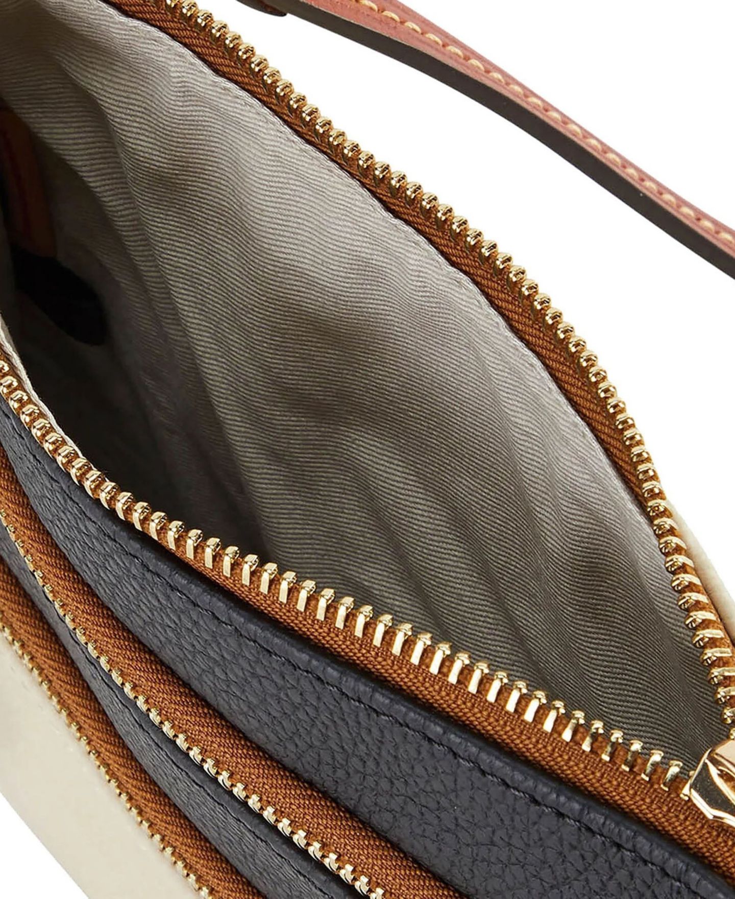 Женская сумка Dooney & Bourke New Orleans Saints Team Logo Halftime Triple Zip Crossbody — фото 4
