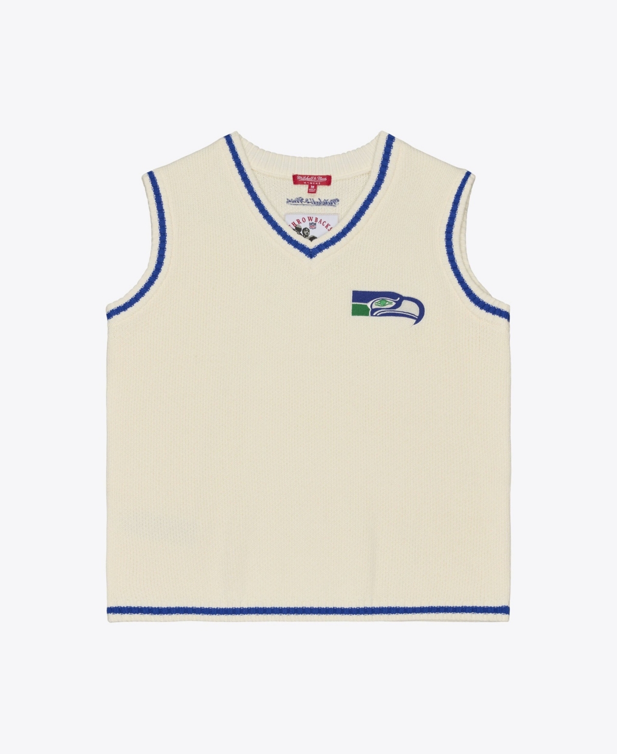 Mitchell & Ness Women's Retro Roots V-Neck Sleeveless Sweater Vest