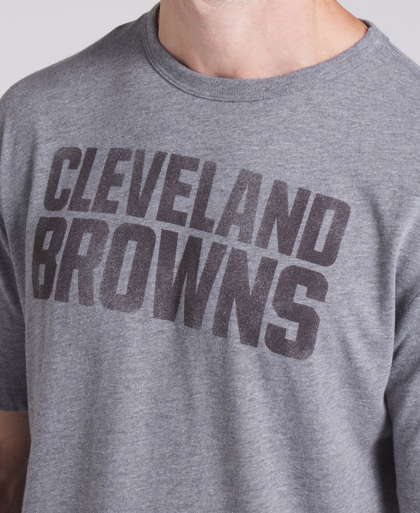 Мужская футболка Fanatics Heather Gray Cleveland Browns Pass Rush Tri-Blend — фото 7