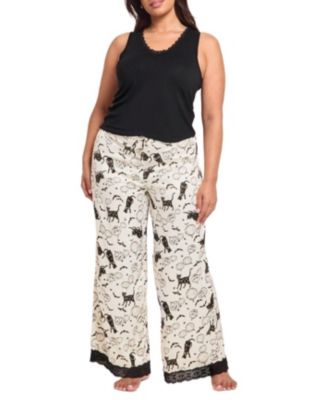 Plus Size Laureen Tank Top and Pants Pajama Set