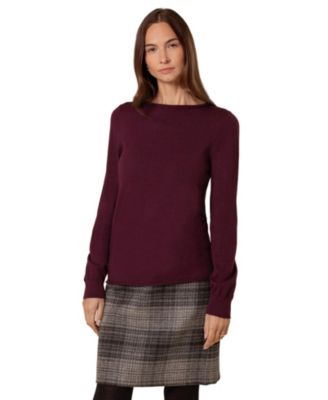 Women's Celtic and Co. Merino Fine Knit Boat Neck Jumper
