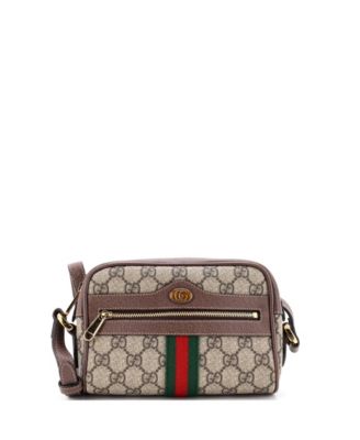 Mini Ophidia GG Coated Canvas Crossbody Shoulder Bag