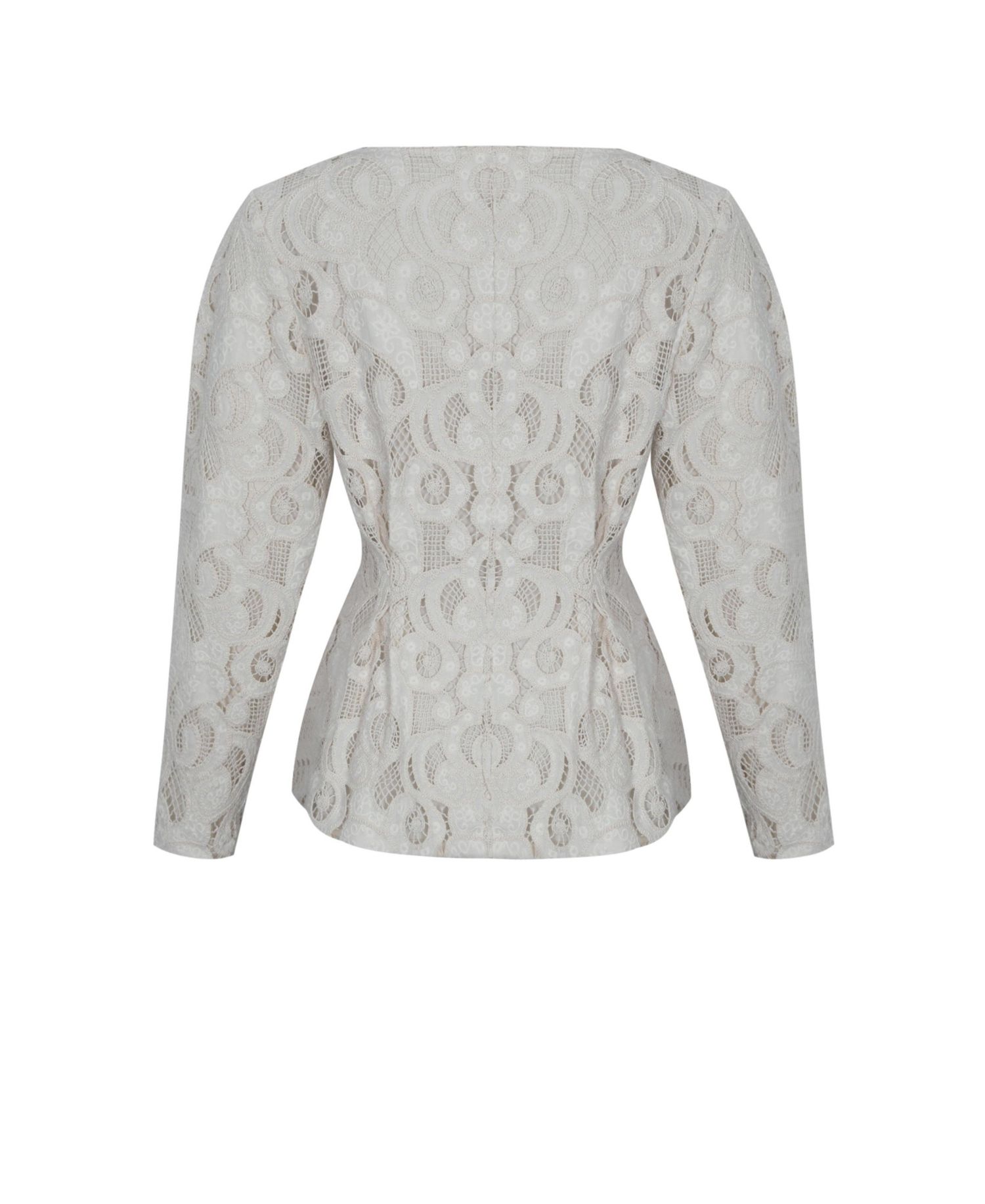 Women's Wenley Puff-Sleeve Lace Cinched-Waist Top