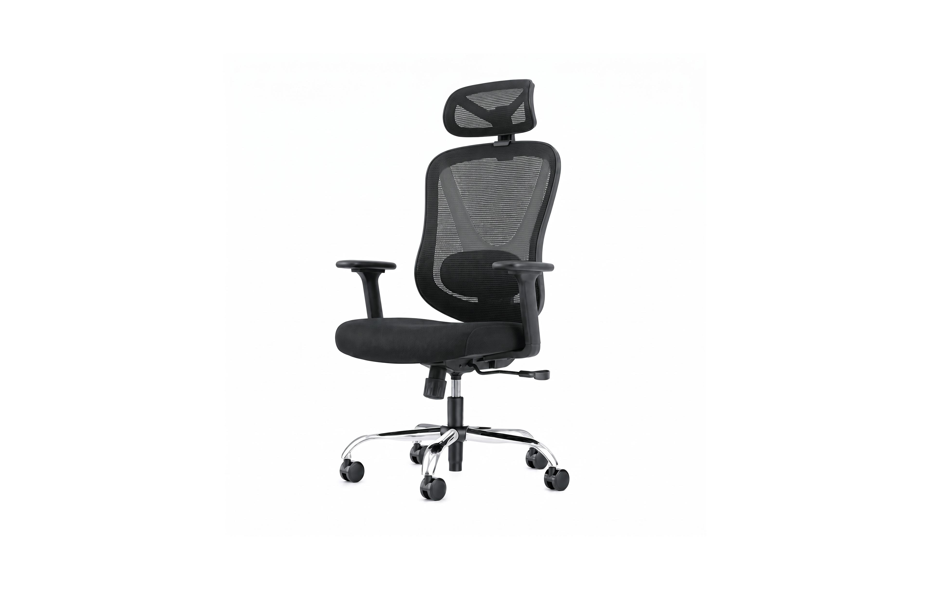 gaomon Ergonomic Mesh Office Chair, Breathable and Chrome Base, 3 Position Recline Adjustable Lumbar Support