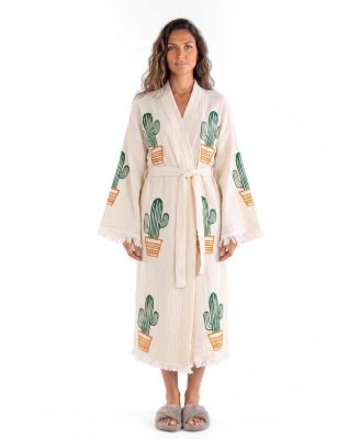 Women's Cora V-Neck Long-Sleeve Cover-Up Robe