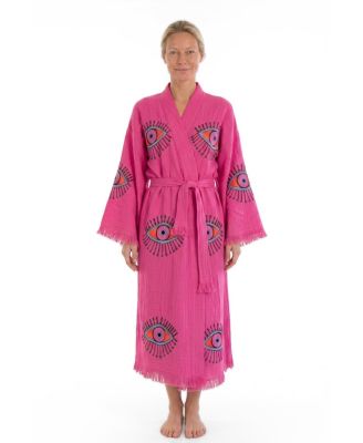Women's Aria Long-Sleeve V-Neck Caftan Cover-Up Robe