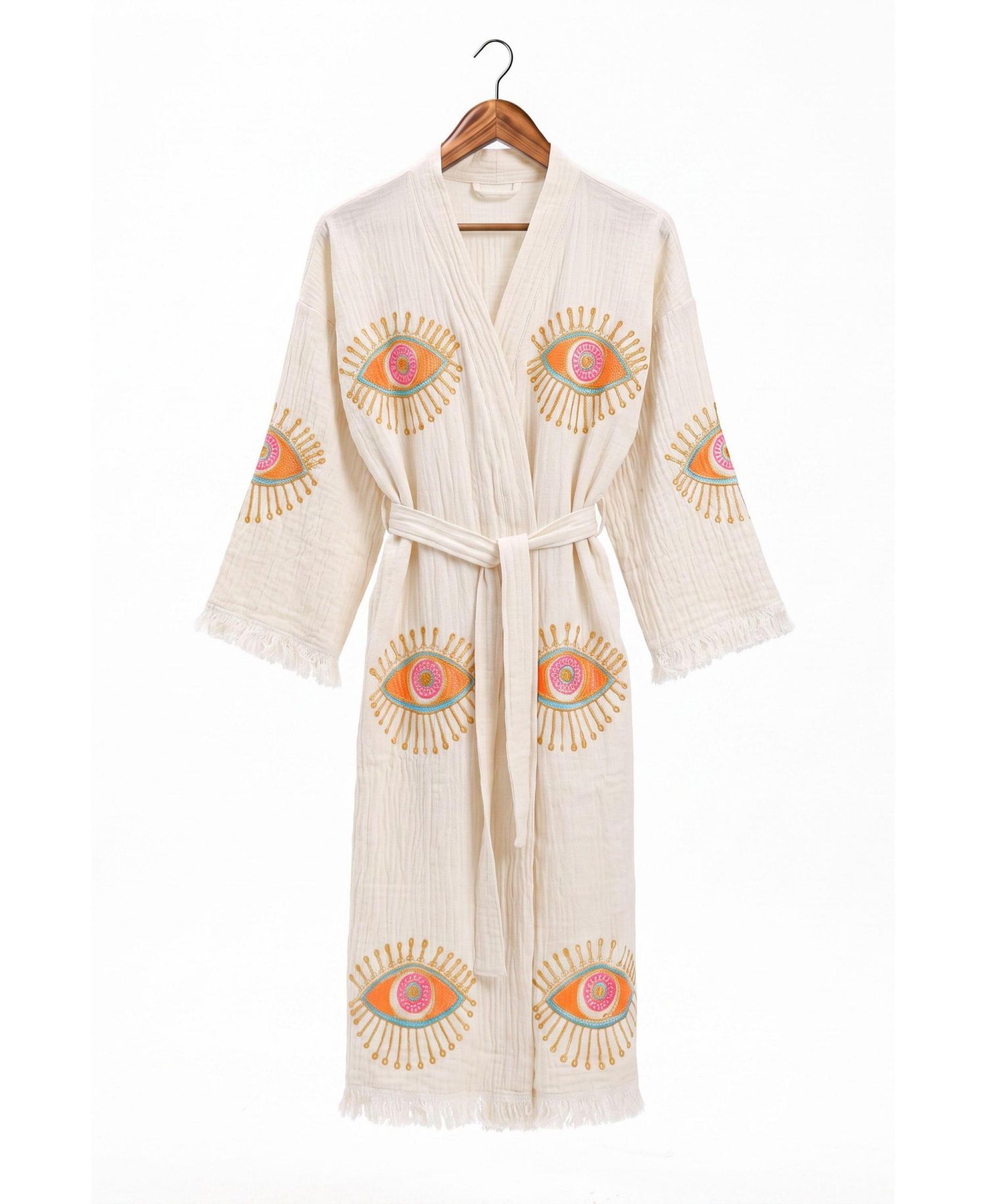 Women's Aria Long-Sleeve V-Neck Beach Cover-Up