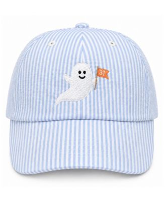 Baby/Toddler Ghost Seersucker Baseball Hat