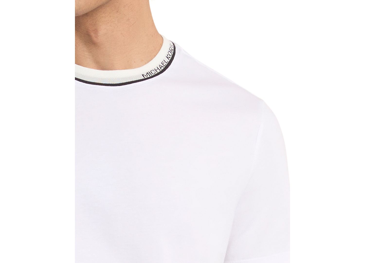 Men's Contrast Tipping Crewneck T-Shirt