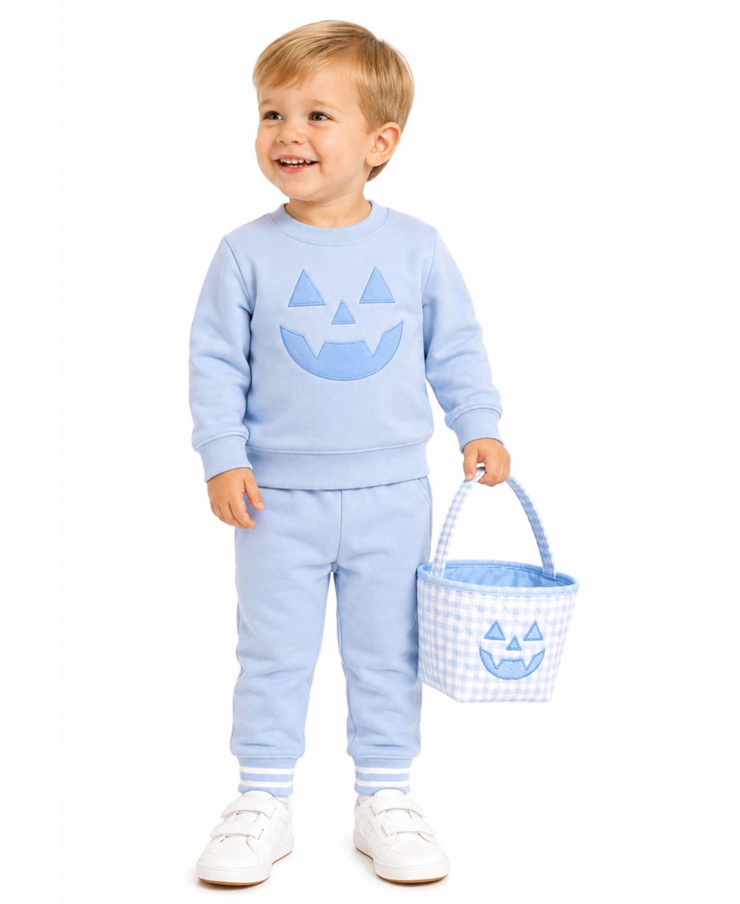 Детская сумка Bits & Bows Pumpkin Trick-or-Treat Tote, цвет: Синий — фото 4