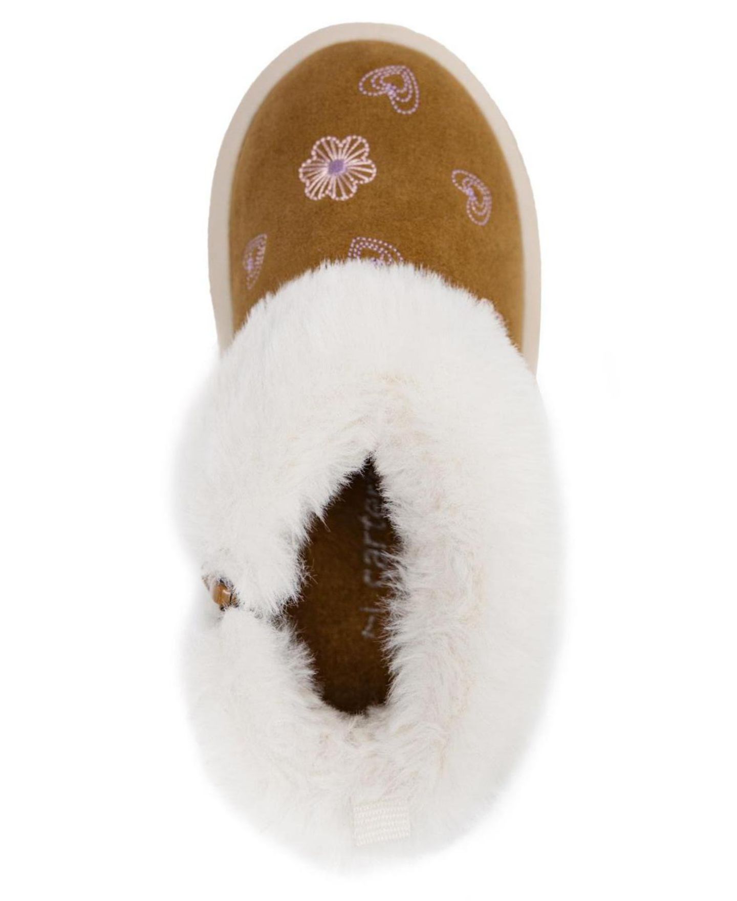 Ботинки Carter's Koazie Faux Fur-Collar Lugged-Outsole Boots для девочек-малышей, цвет: Коричневый — фото 4