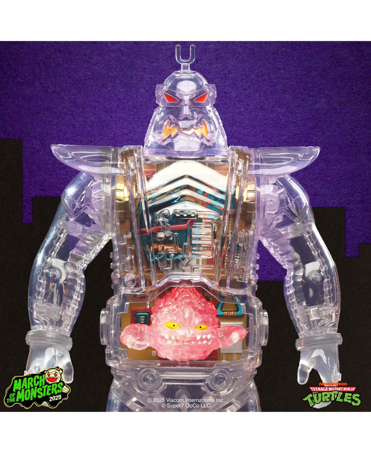 Детская фигурка Super7 Teenage Mutant Ninja Turtles Krang Android Super Cyborg 5.5" Action Figure, 14+ Years, цвет: Open Miscellaneous — фото 3