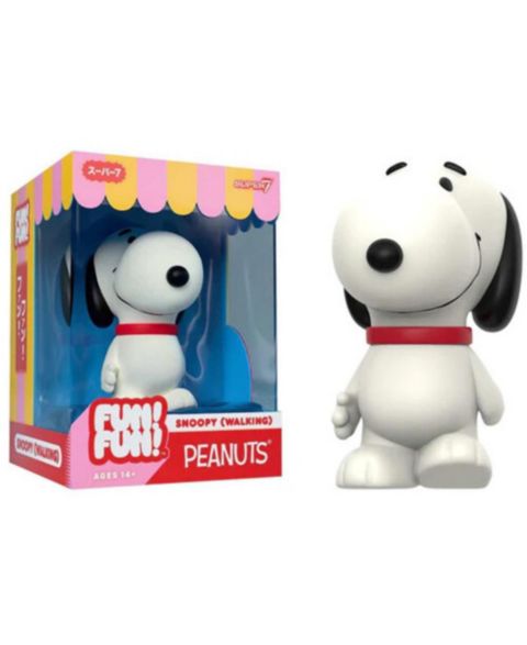 Экшен-фигурка Super7 Peanuts Snoopy Walking с подвижной шеей, 5.25 дюйма, от 14 лет, цвет: Open Miscellaneous