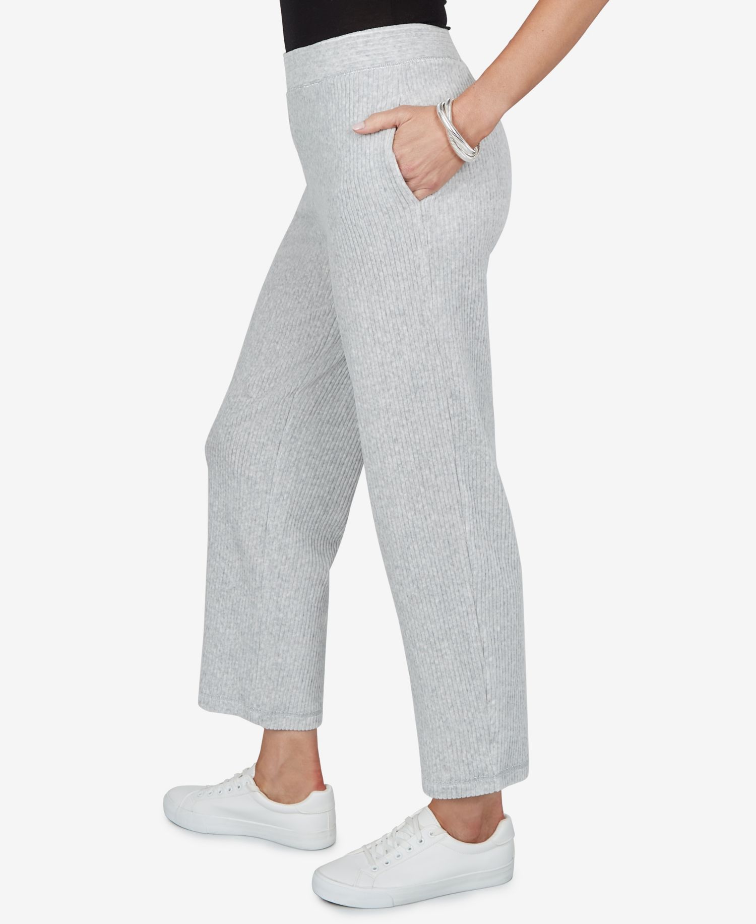 Petite Pull-On Elastic-Waist Pants