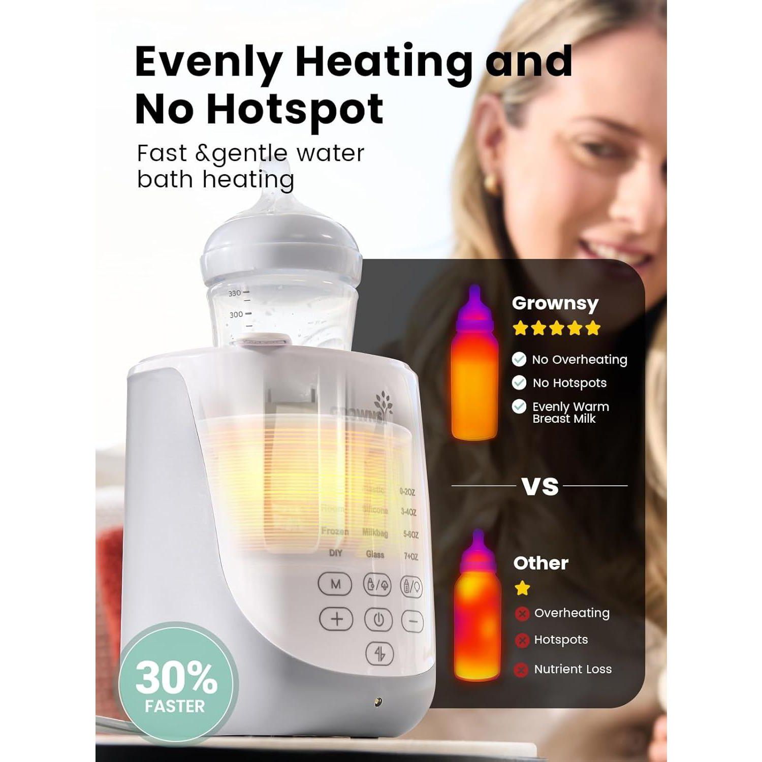 Nutri Auto-Lifting Bottle Warmer