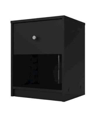 Small Nightstand - Compact Bedside Table with Drawer for Bedrooms