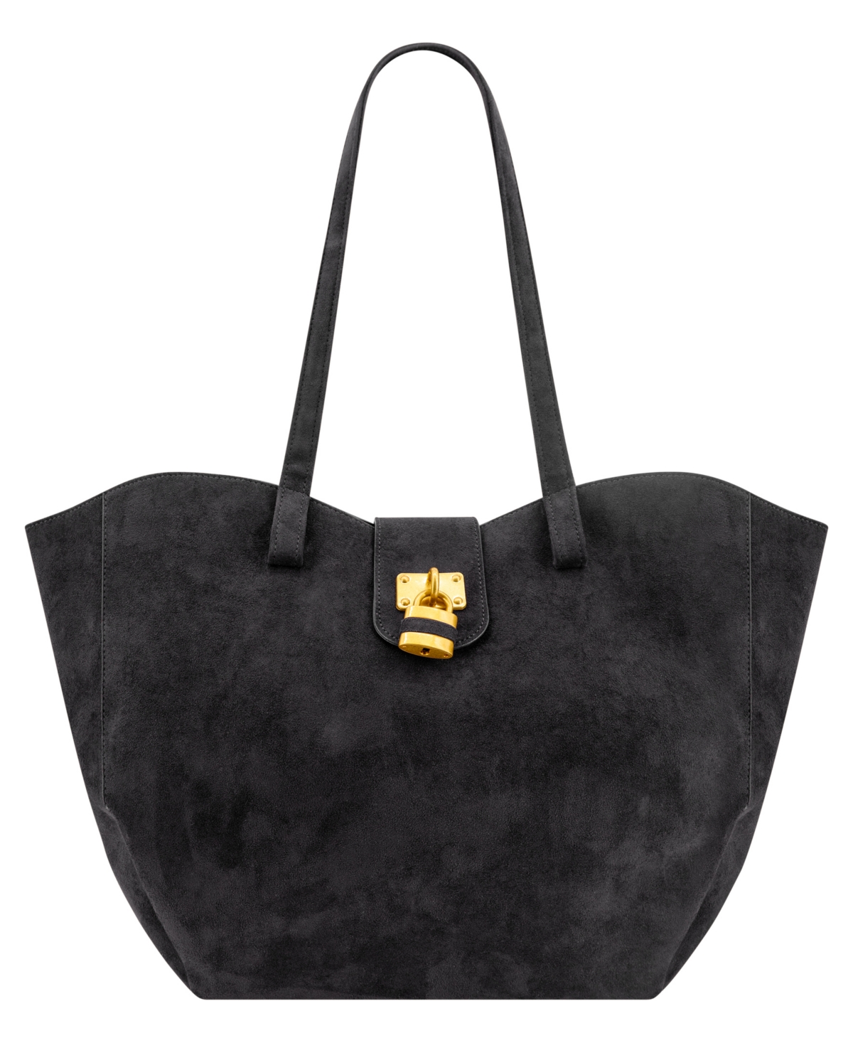Like Dreams Harper Lock Gold-Tone Large Tote Handbag