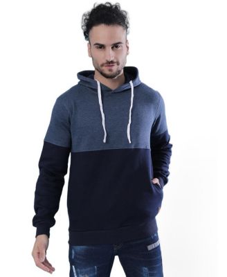 Men's Campus Sutra Men Colorblocked Full Sleeve Stylish Casual Hooded Sweatshirt