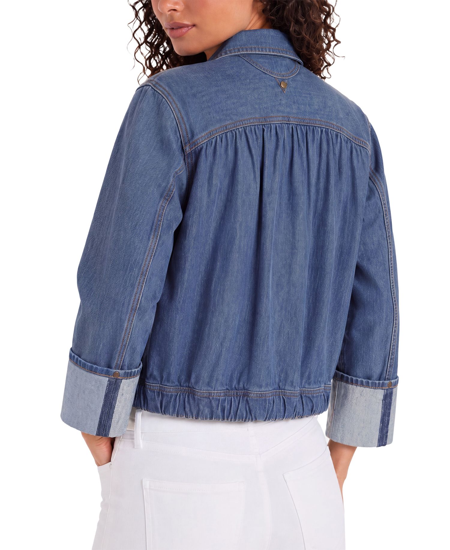 Women's Mirela Cropped-Denim Jacket