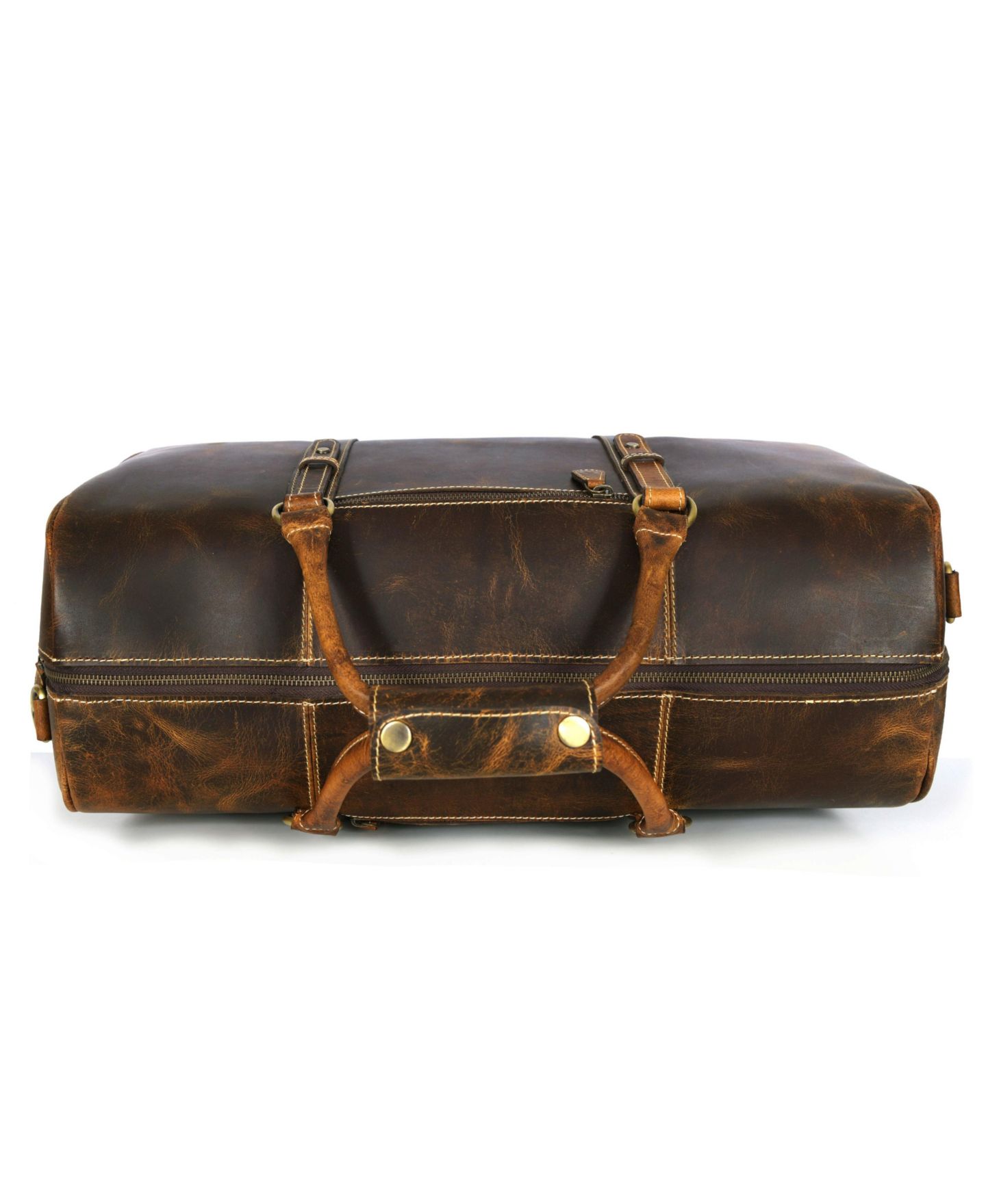 Сумка Aaron Leather Goods 20 Inch Heritage Voyager Duffel, цвет: Oxford — фото 11