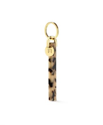 Handmade Gold-Tone Bar Keychain