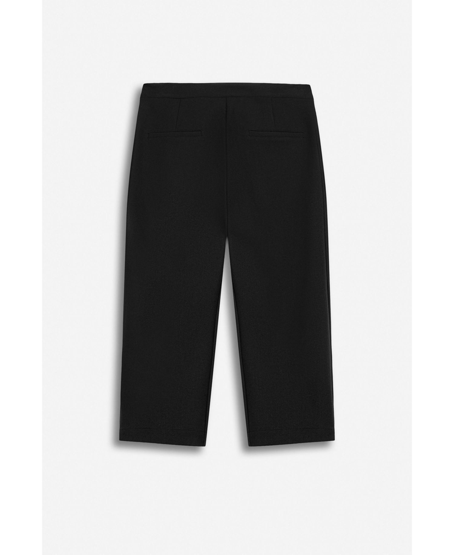 Women's Mid-Rise Slim Capri Trousers