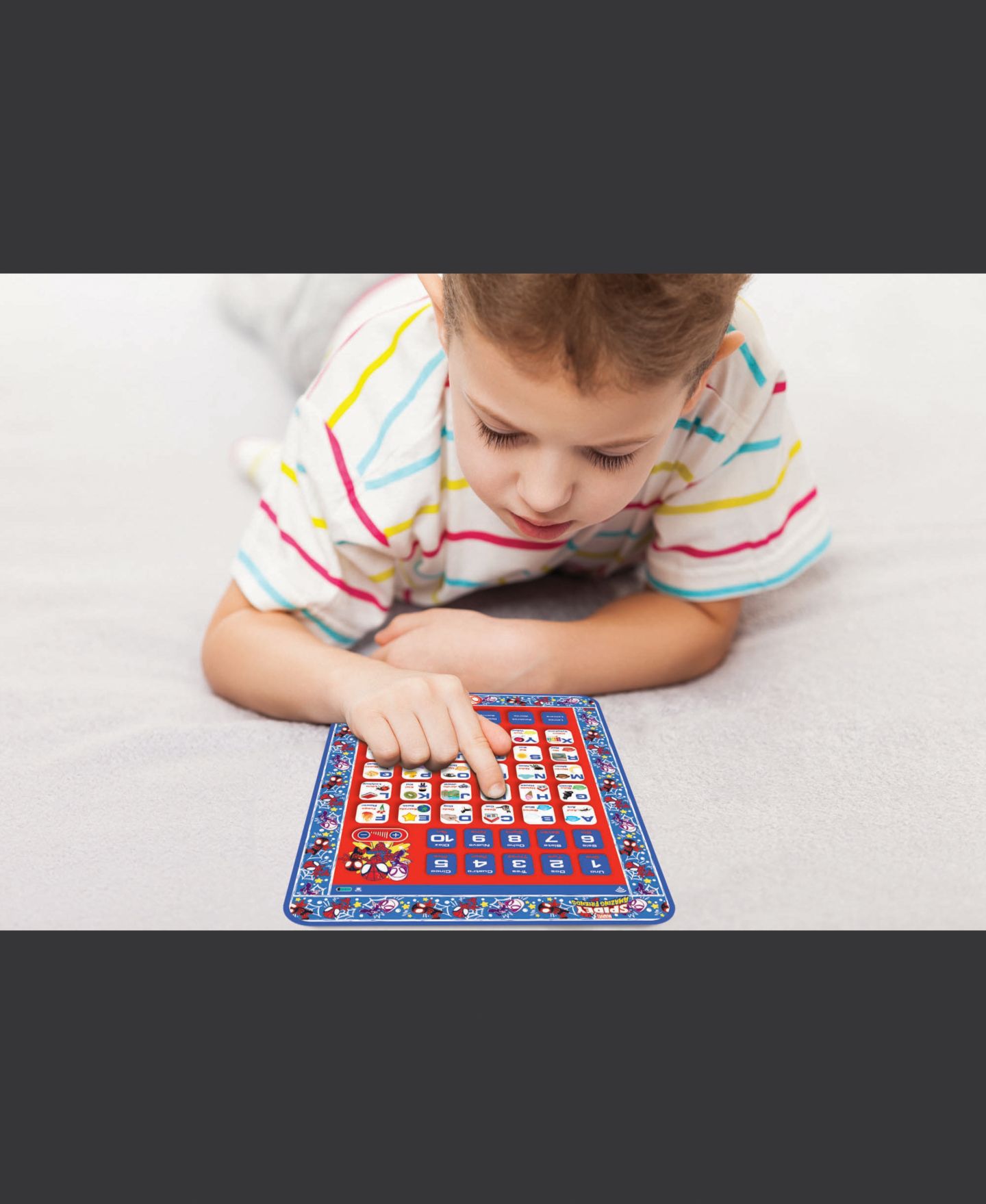 Детские игрушки Spidey & His Amazing Friends Lexibook Spidey and his Amazing Friends, Bilingual Learning Tablet, English / Spanish, цвет: Красный — фото 3