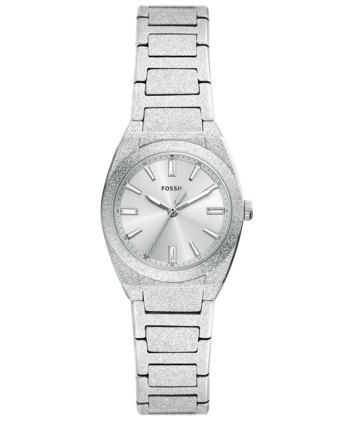 Fossil Women's Everett Quartz Water-Resistant Silver Stainless Steel Bracelet Watch, 27mm