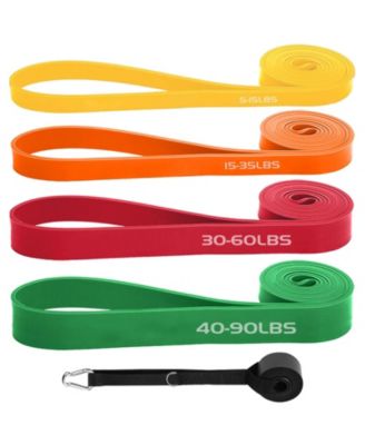 Resistance Bands Set For Home Gym Workout Strength Training Stretch Exercise
