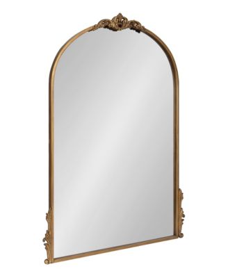 Myrcelle Decorative Framed Wall Mirror Arch Bathroom Mantel Mirror for Over Sink, Living Room