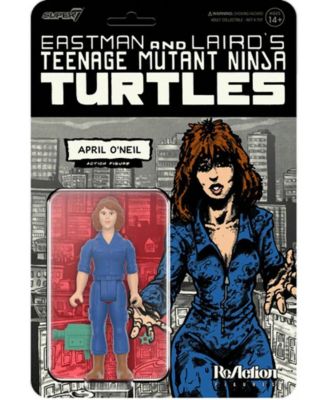 Teenage Mutant Ninja Turtles April O'Neil ReAction Figures Wave 11 3.75" Comic Color Action Figure, 14+