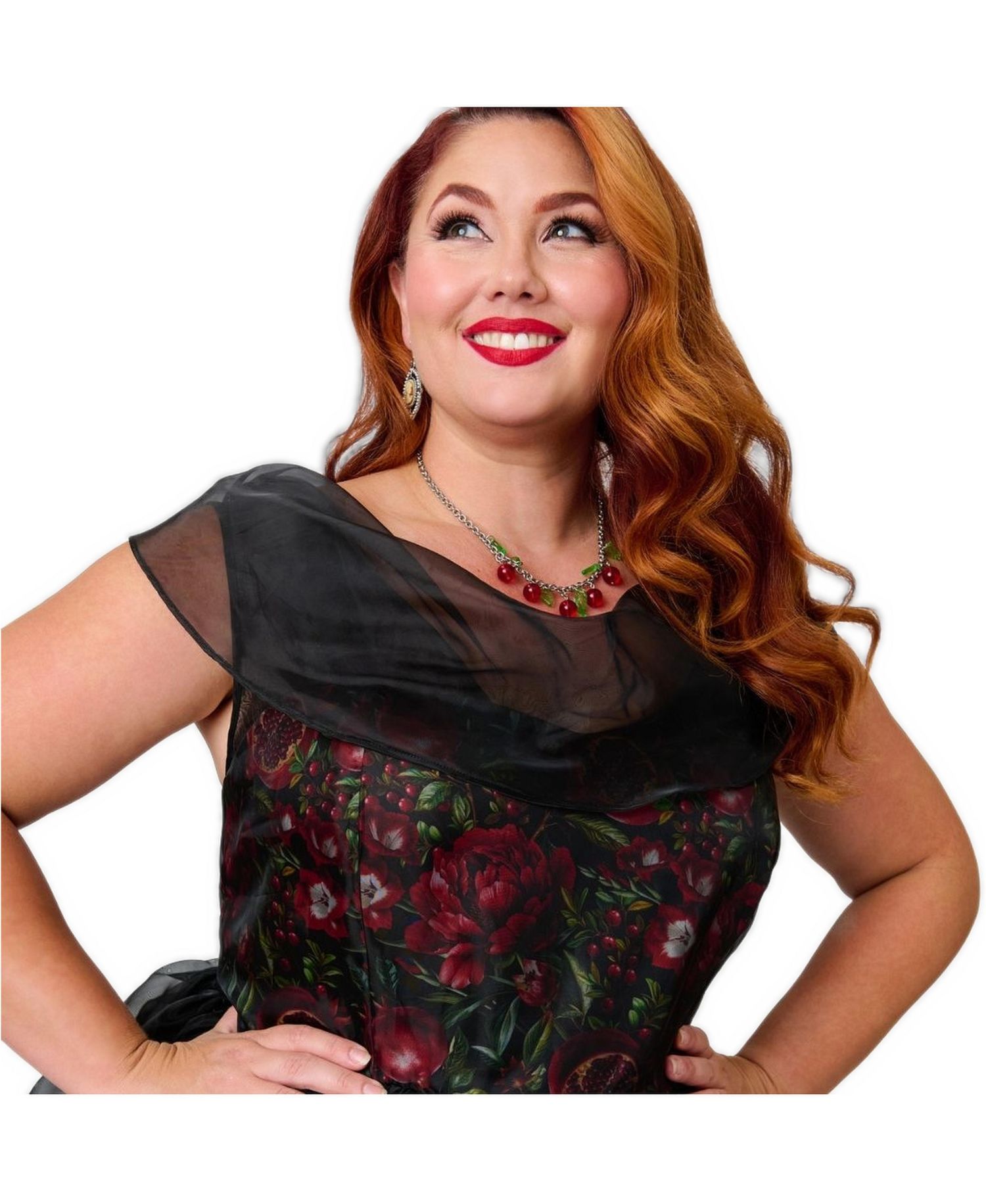 Plus Size Modern Art Swing Dress