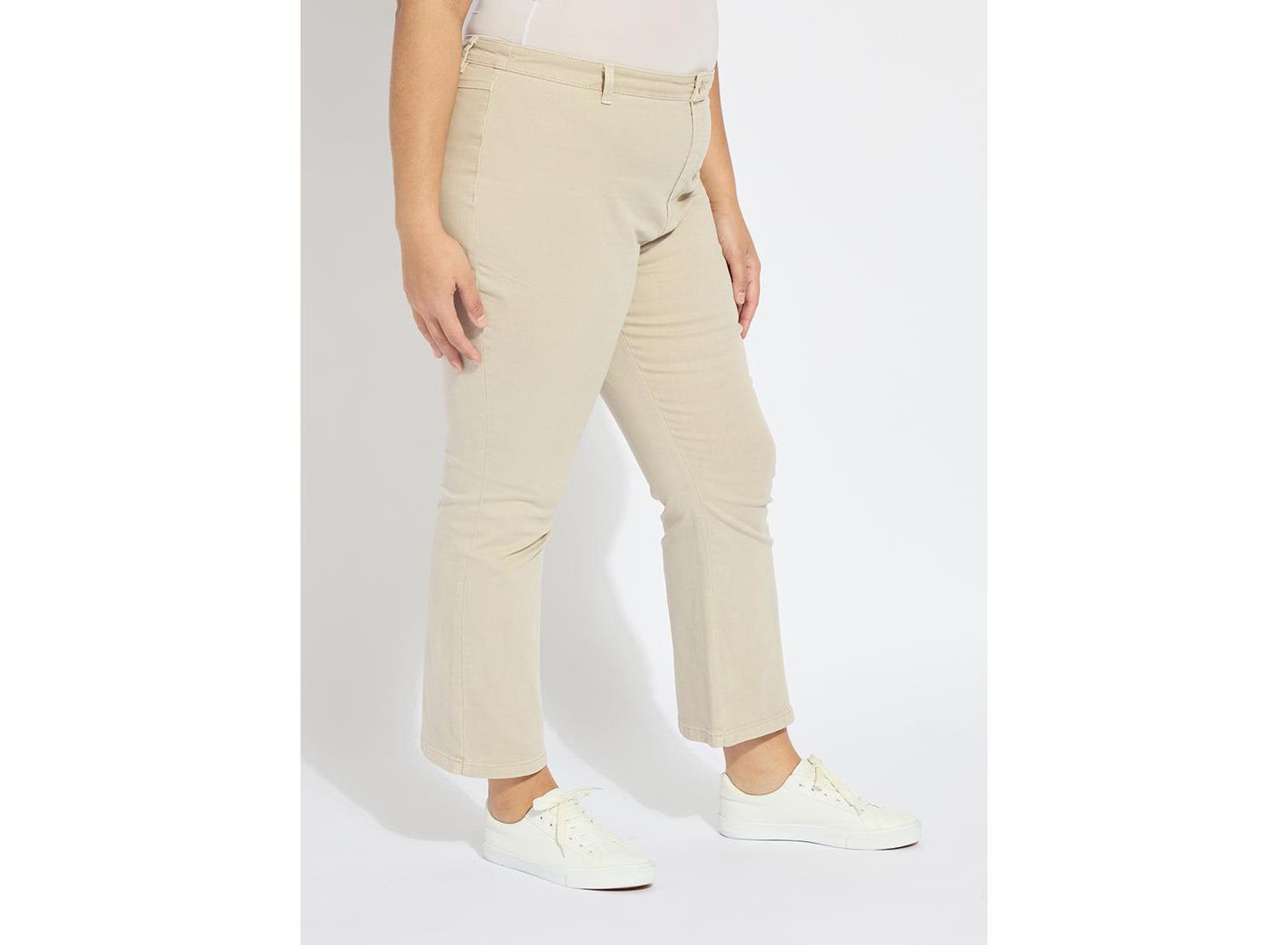 Plus Size Ankle Estelle Everyday Flare Denim Curvy, 27" Inseam