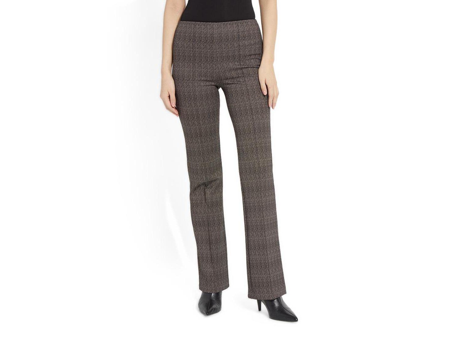 Women's Elysse High-Rise Wide-Leg Jacquard Pants