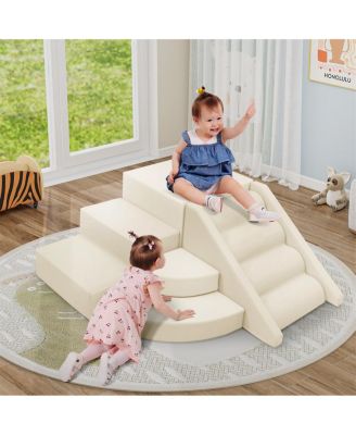 Soft Foam Climb and Crawl Corner Climber Play Set 9-Piece Activity Toy, Ages 12 Months-3 Years