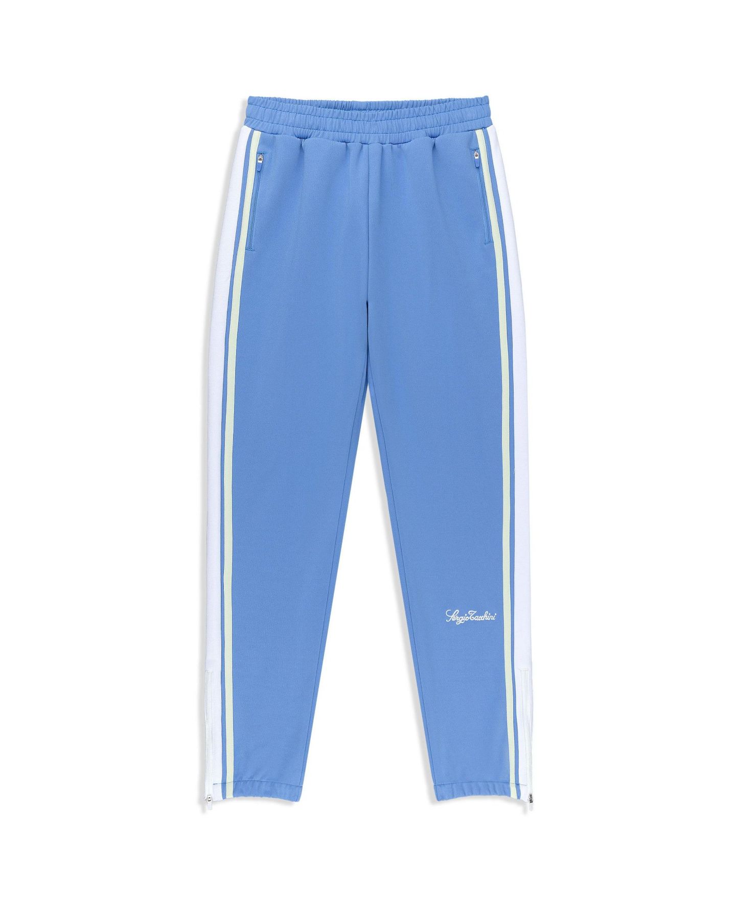 Женские брюки Sergio Tacchini Corsa Striped Adjustable Ankle Zip Track, цвет: Ultramarine — фото 4