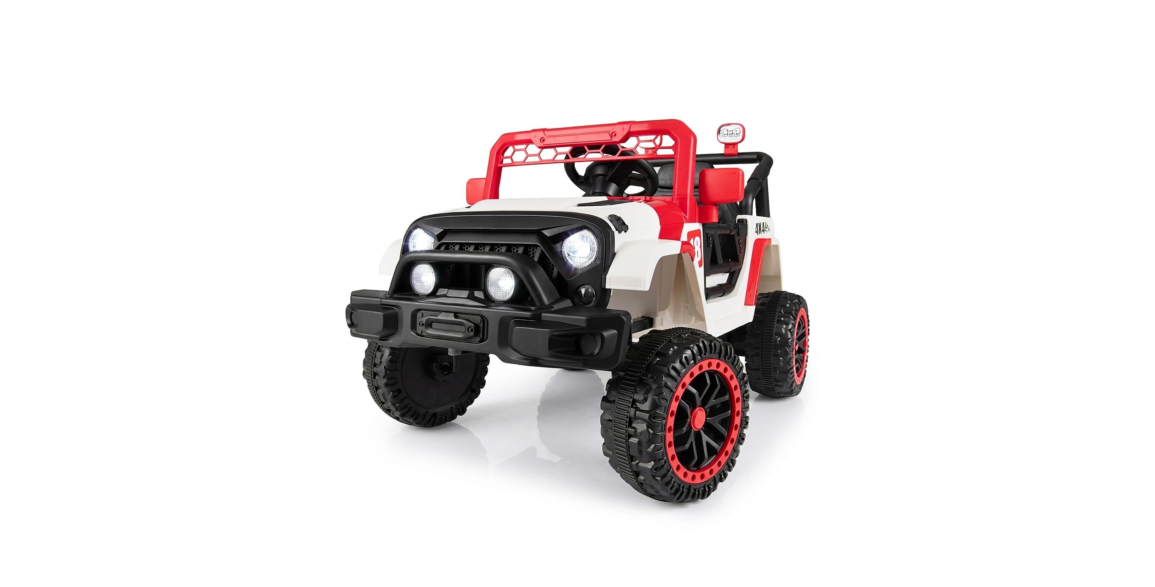 Sugift Electric Ride-On Truck with Remote Control and Music, Ages 3-5