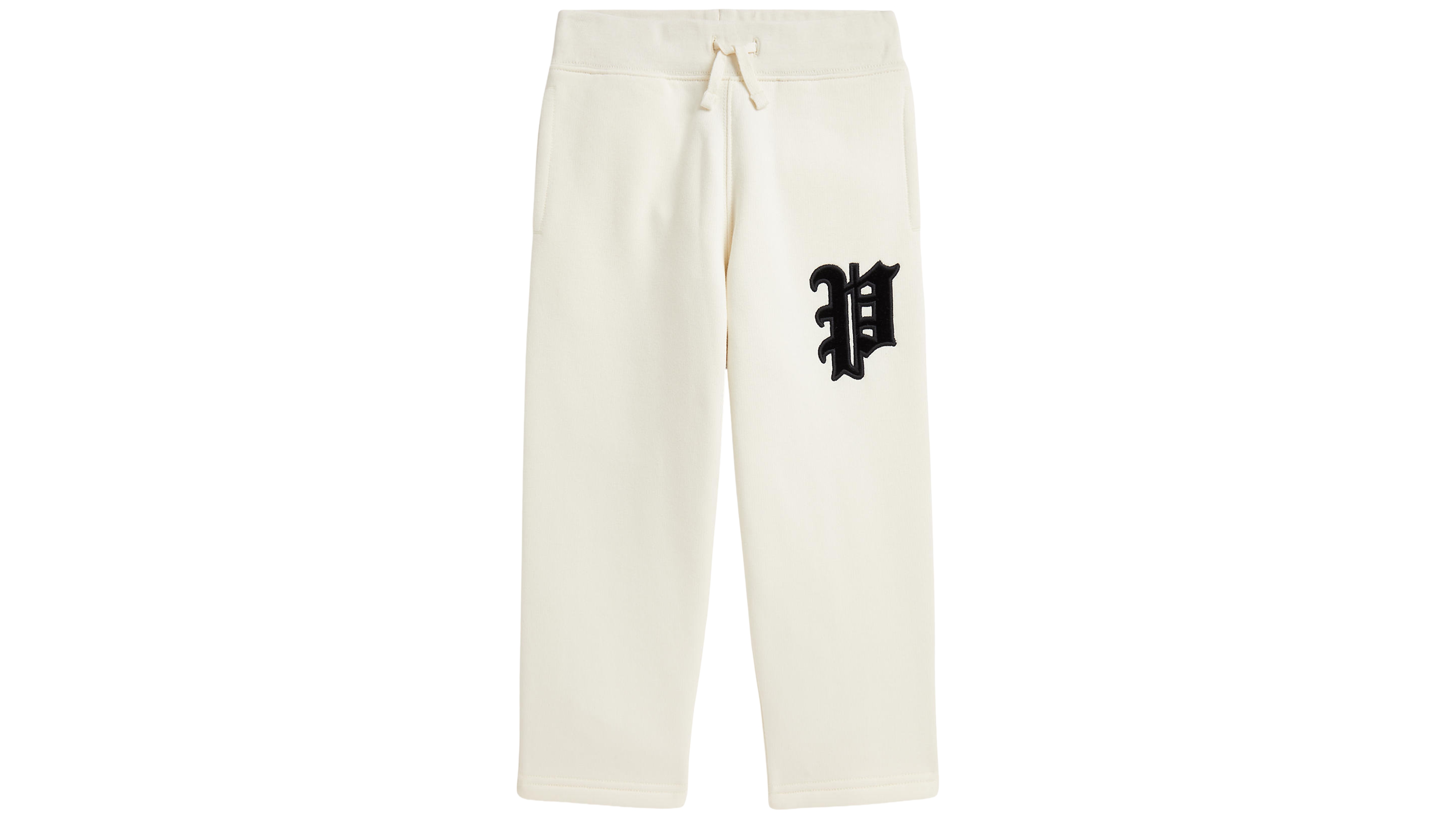 Polo Ralph Lauren Boys' 2T-7 Velvet-Applique Wide-Leg Sweatpants