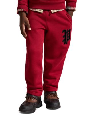 Boys' 2T-7 Velvet-Appliqu&eacute; Sweatpants